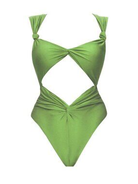 ANDREA IYAMAH | Rora One Piece Swimsuit in Aloe Green